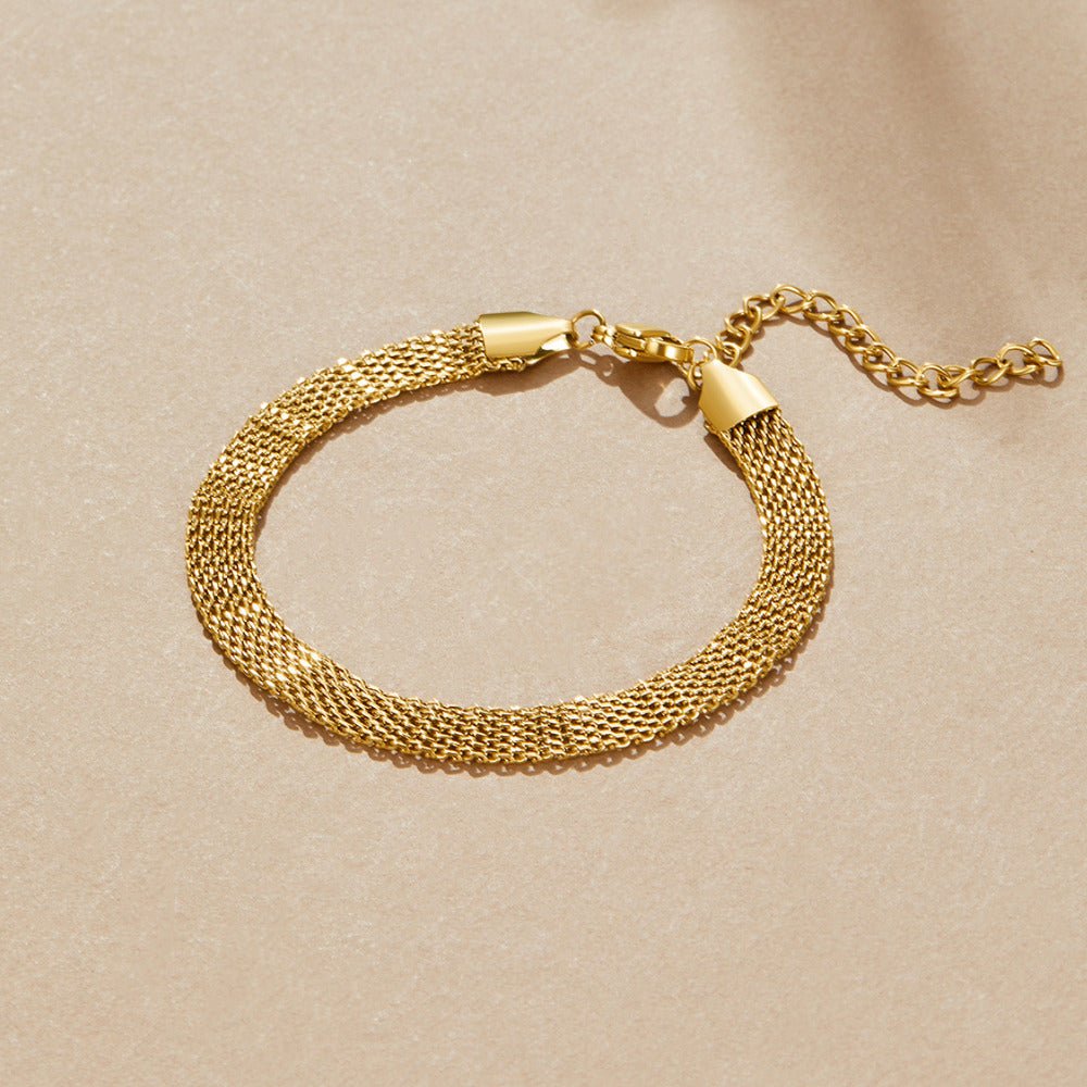 Bracelet Chaîne en Maille Molly en Or