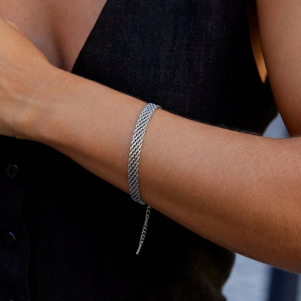 Bracelet Argent Chaîne Maille Molly