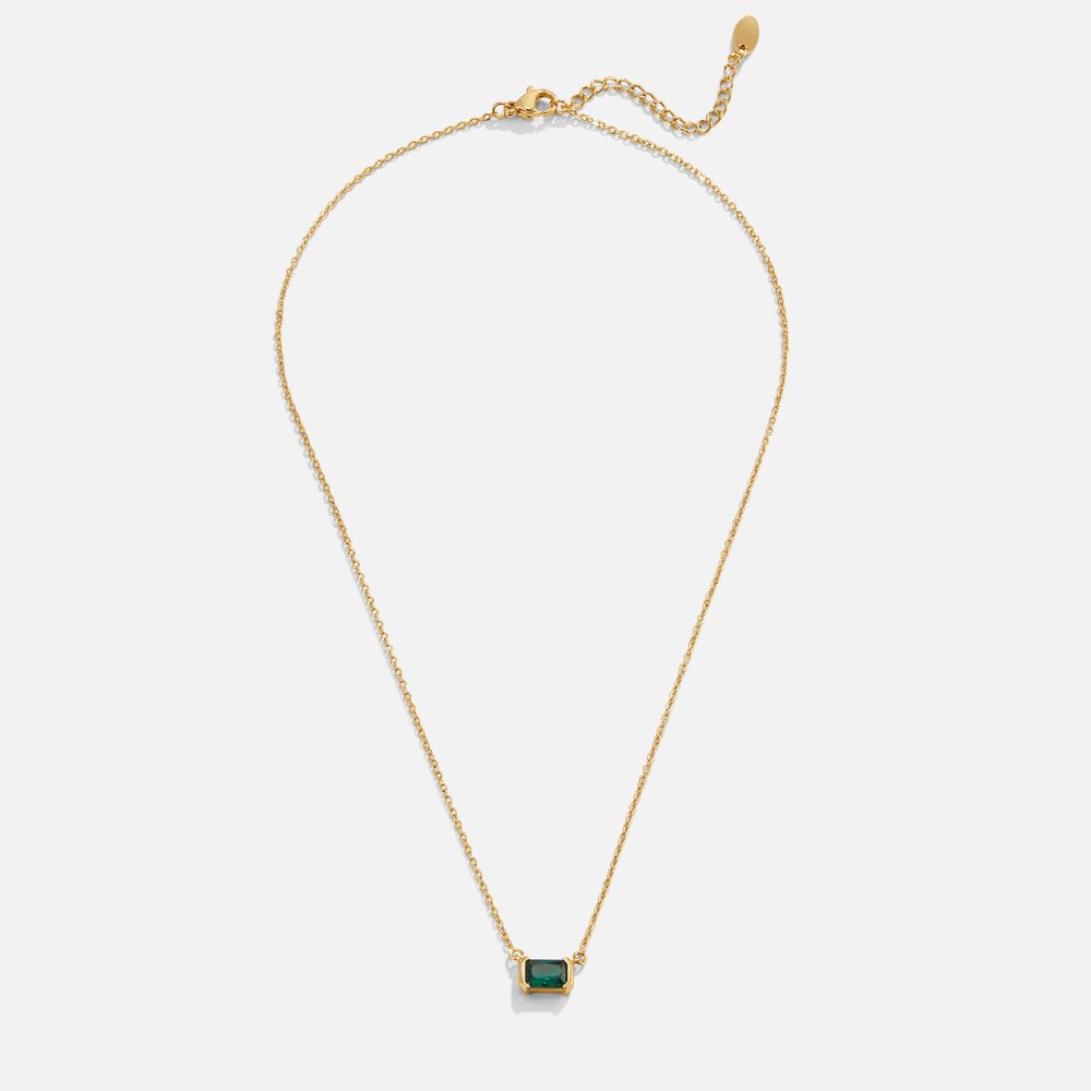 Collier Émeraude Verte Monica