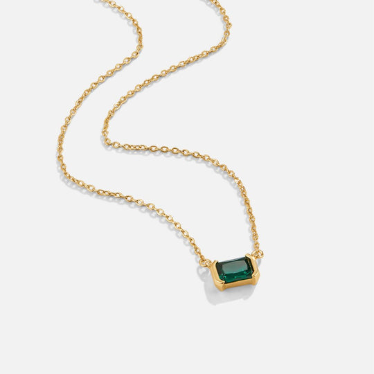 Collier Émeraude Verte Monica