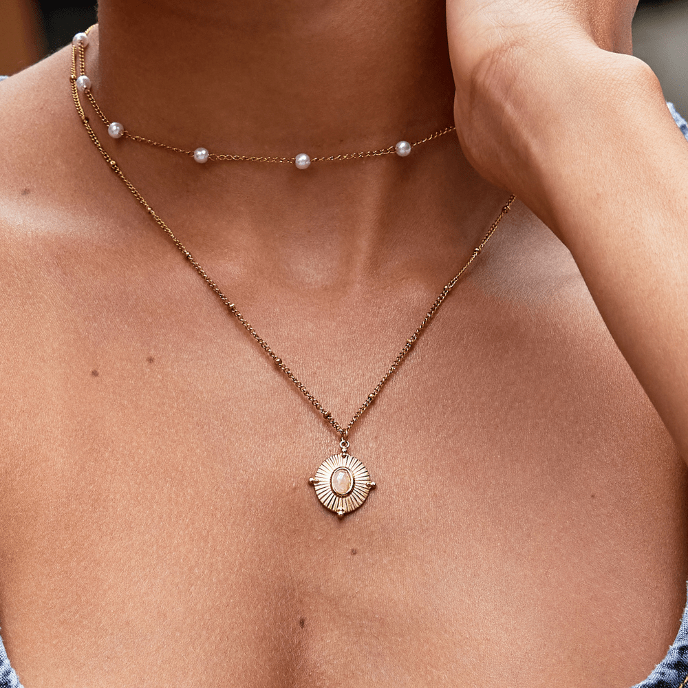 Collier en Pierre Vintage Monique