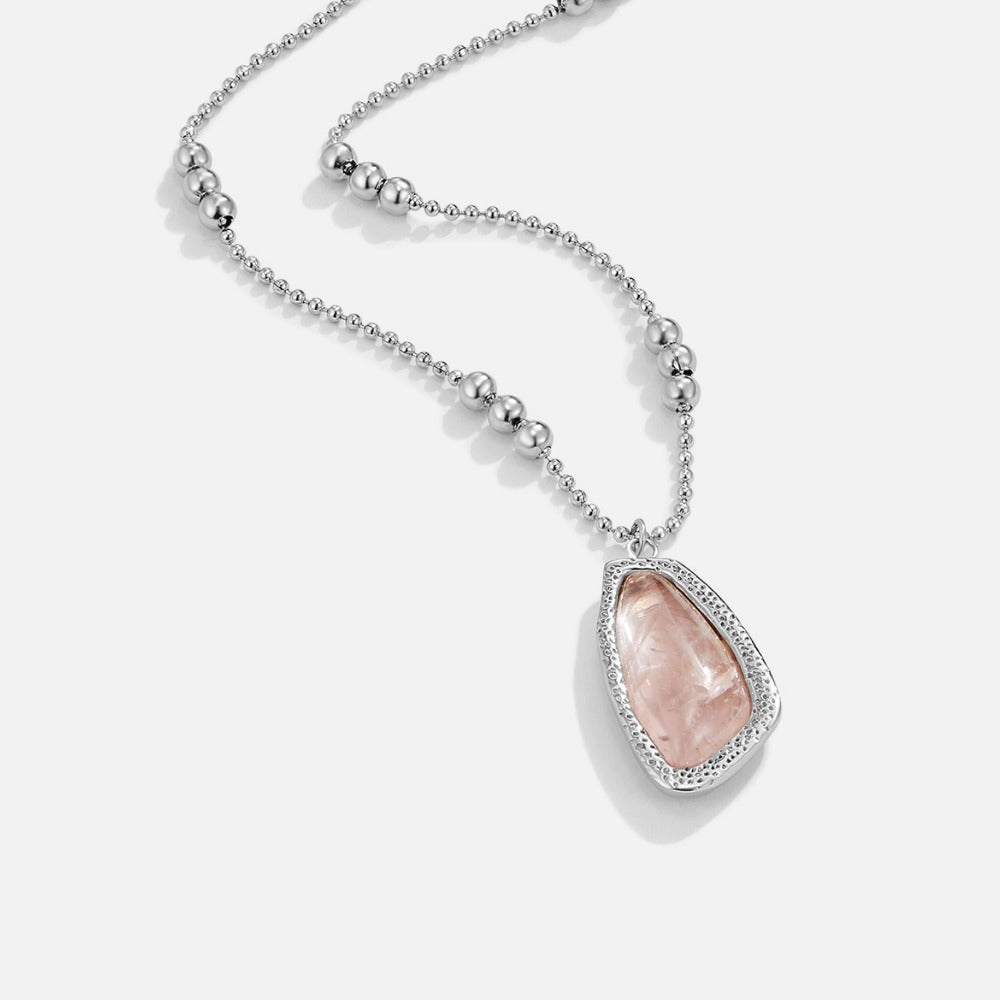Collier Pendentif Goutte en Pierre de Lune