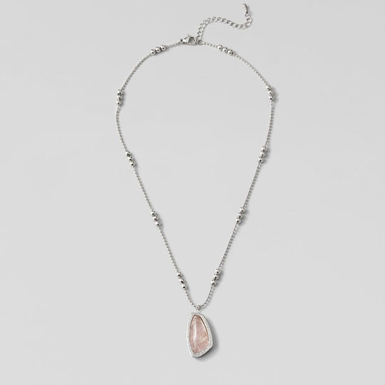 Collier Pendentif Goutte en Pierre de Lune