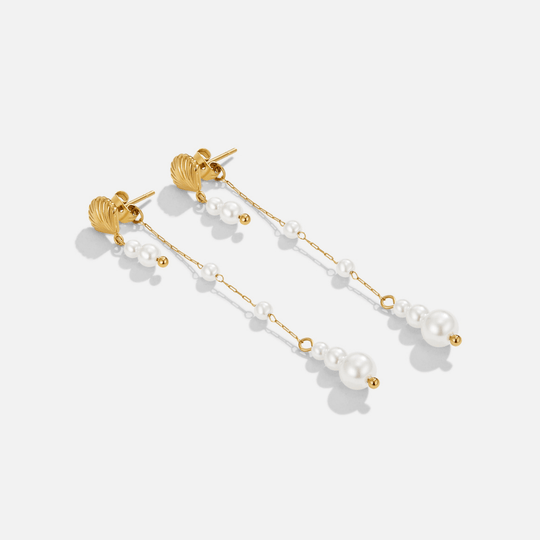 Boucles d'oreilles à pampilles Neesa Pearl