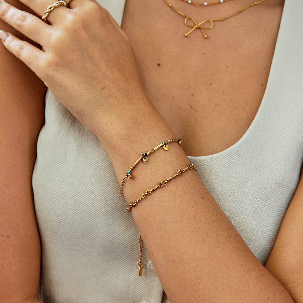 Bracelet Disque Neri en Or