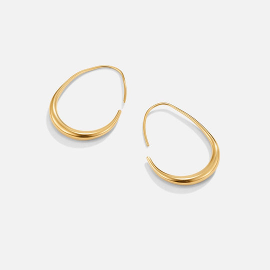 Boucles d'oreilles créoles en or Nica
