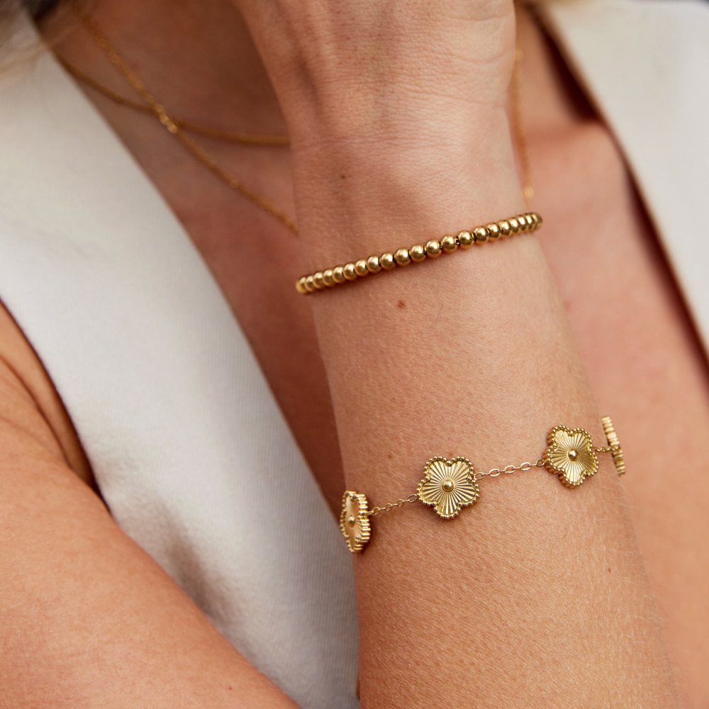 Bracelet en Or Perlé Niloya