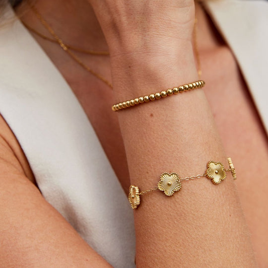 Bracelet en Or Perlé Niloya