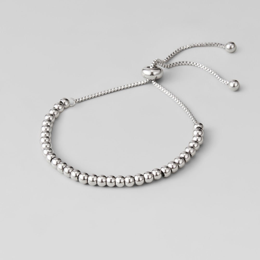 Bracelet en argent perlé Niloya