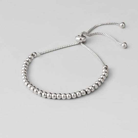 Bracelet en argent perlé Niloya