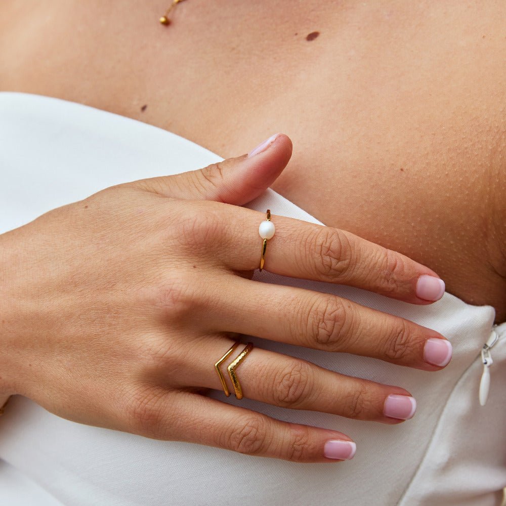 Bague en Perle d'Eau Douce Nura