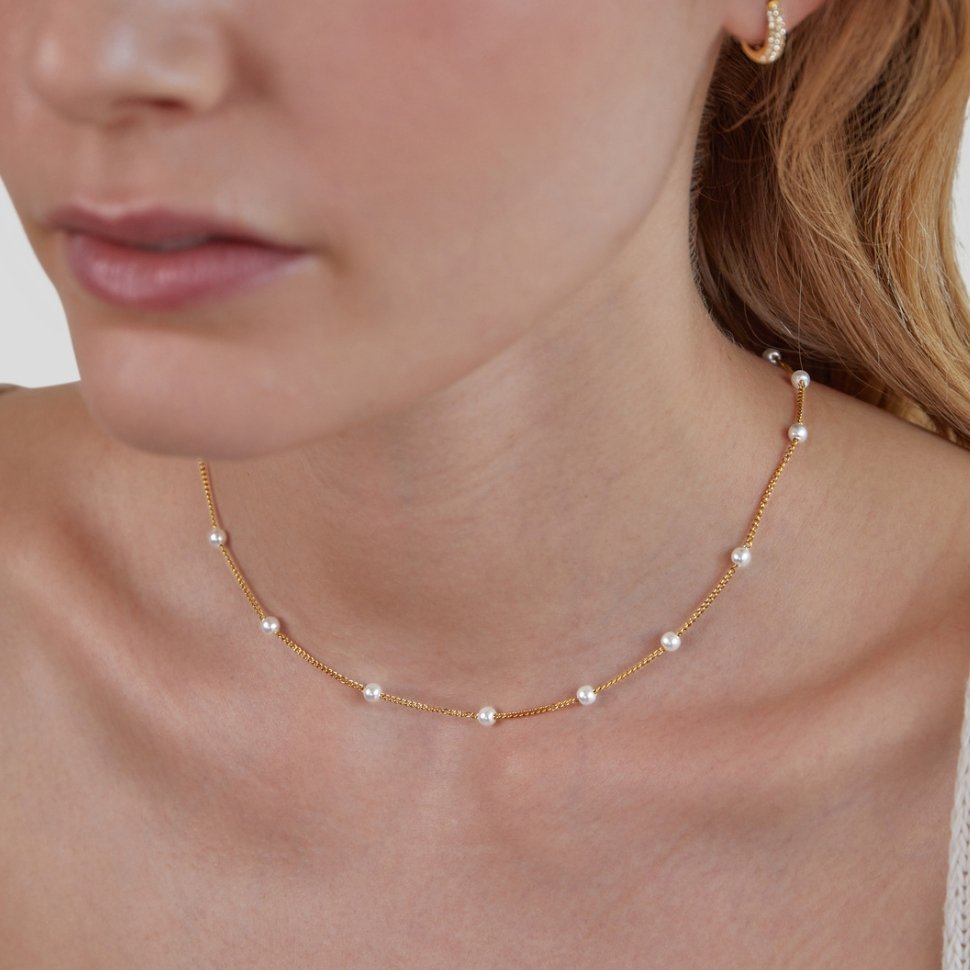 Collier en perles Nura en or 18K