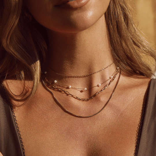 Collier en perles Nura en or 18K