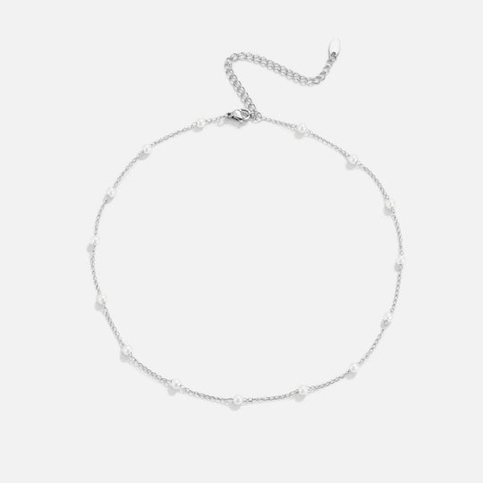 Collier en perles Nura Argent