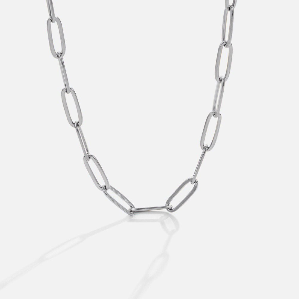 Collier en argent trombone
