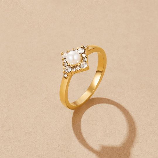 Bague Éternité en Perles et Cristaux