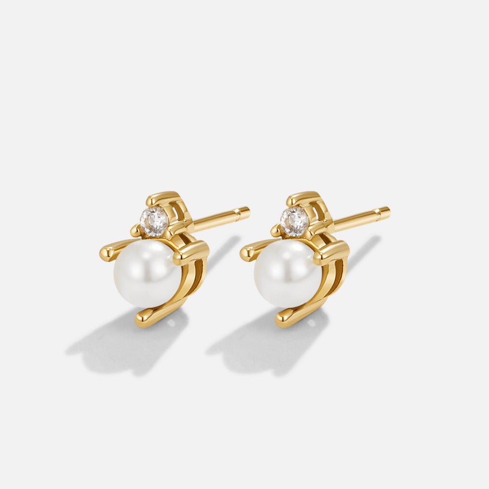 Boucles d'oreilles en perles et cristaux