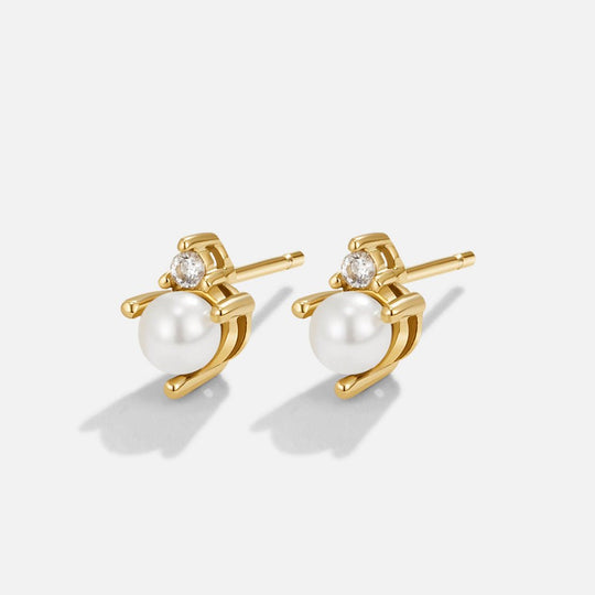 Boucles d'oreilles en perles et cristaux