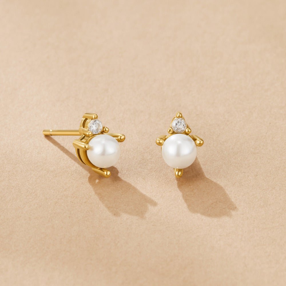 Boucles d'oreilles en perles et cristaux