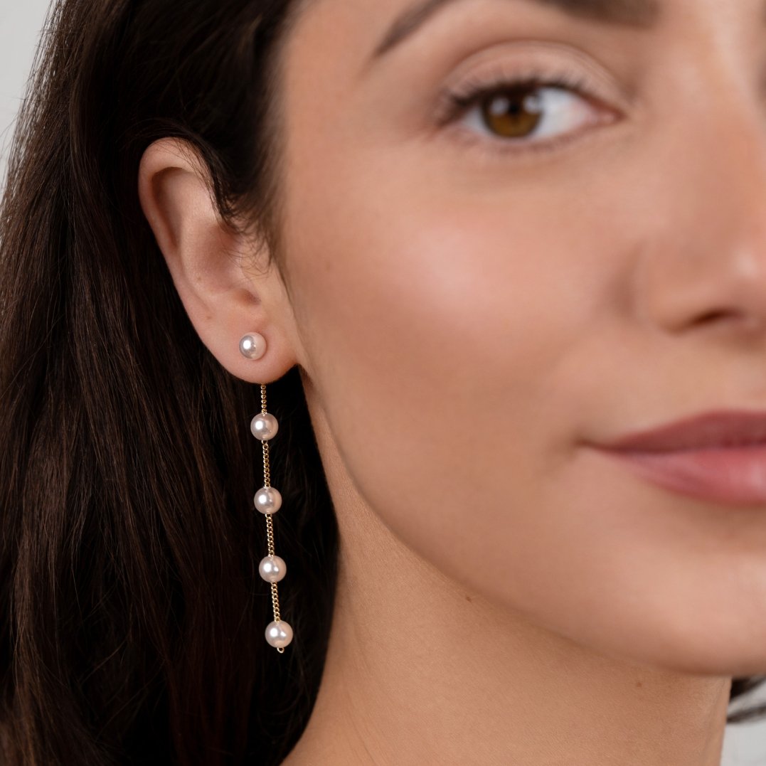 Boucles d'oreilles en perles