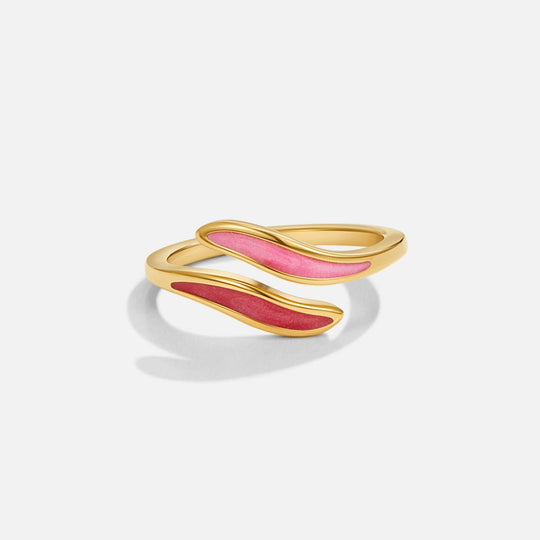 Bague Enveloppante Rose Blush