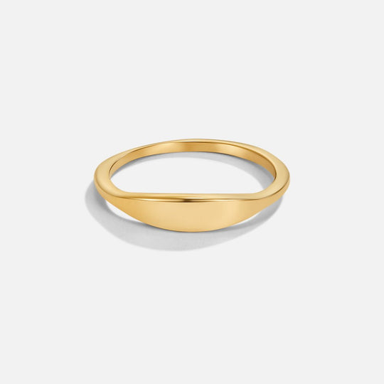 Bague Sceau en Or Pipa