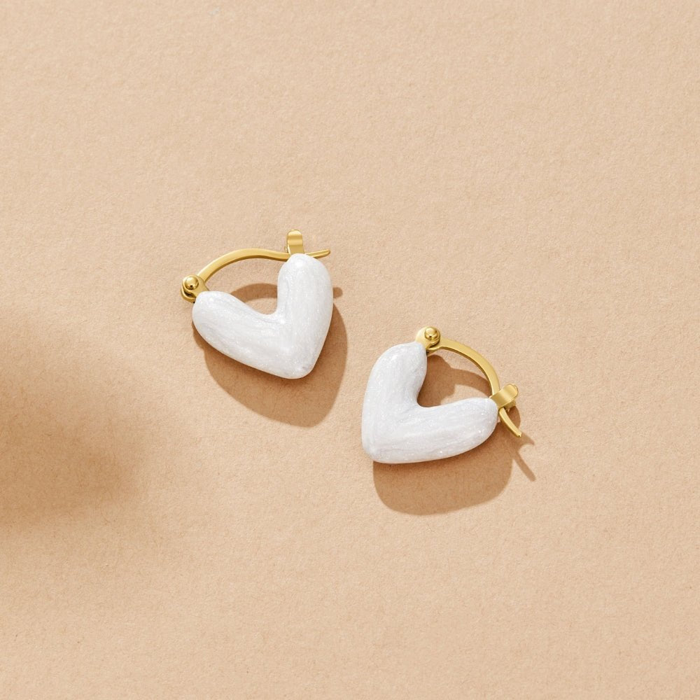 Boucles d'oreilles Cœur ‘Amour Pur’