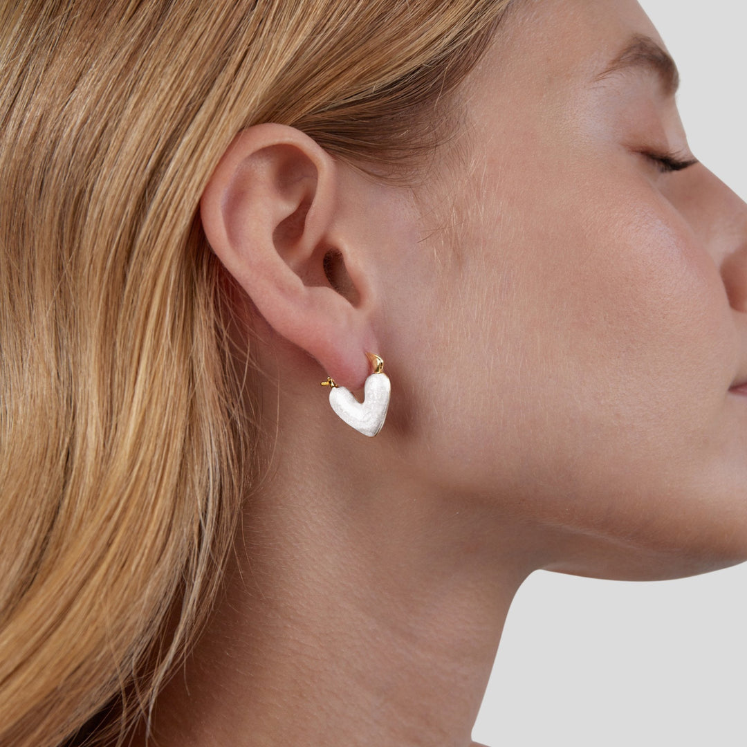 Boucles d'oreilles Cœur ‘Amour Pur’