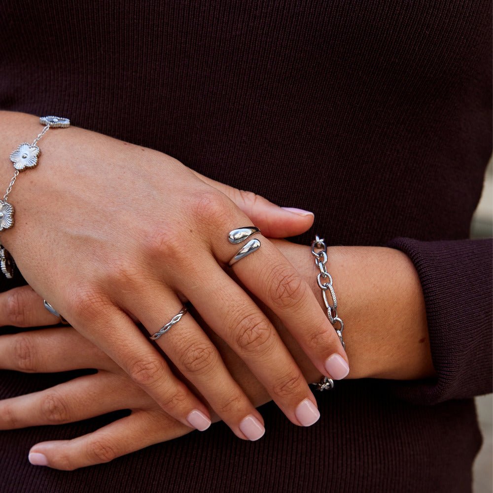 Bague en Argent Raven