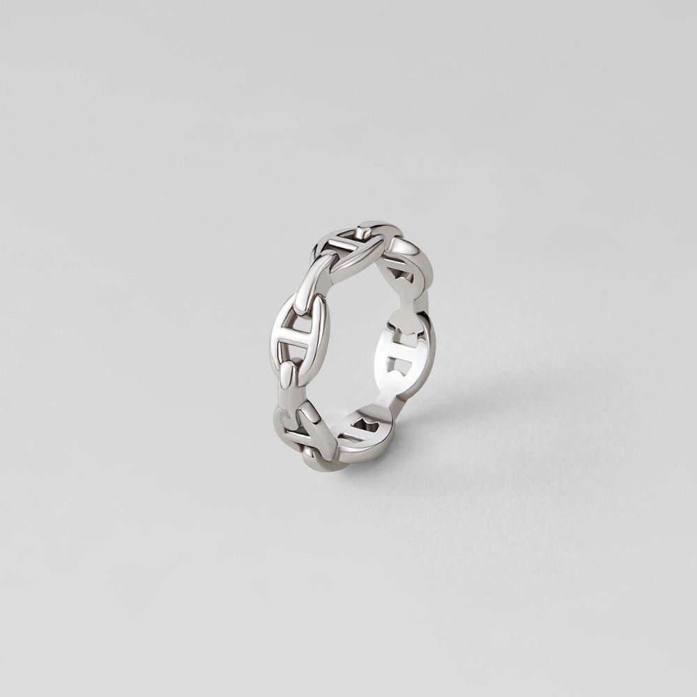 Bague en Argent Raya avec Chaîne