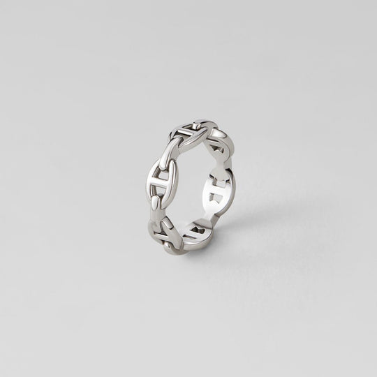 Bague en Argent Raya avec Chaîne
