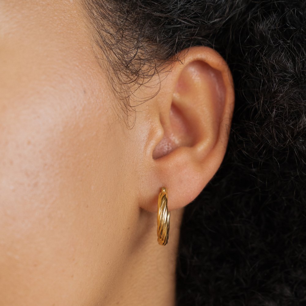 Boucles d'oreilles créoles Raya