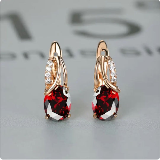 Boucles d'oreilles Veressa Ruberine
