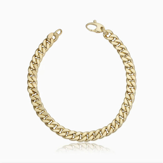 Bracelet en Or Cubain Classique