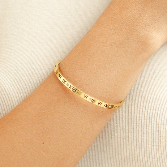 Bracelet jonc en or 18K