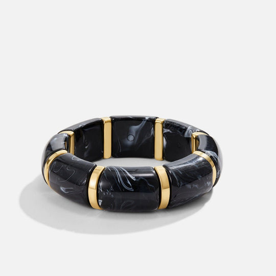 Bracelet Marbré Noir Sabina