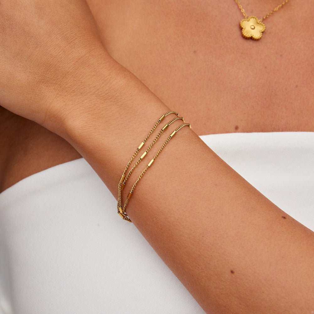 Bracelet Triple Couche Sabina