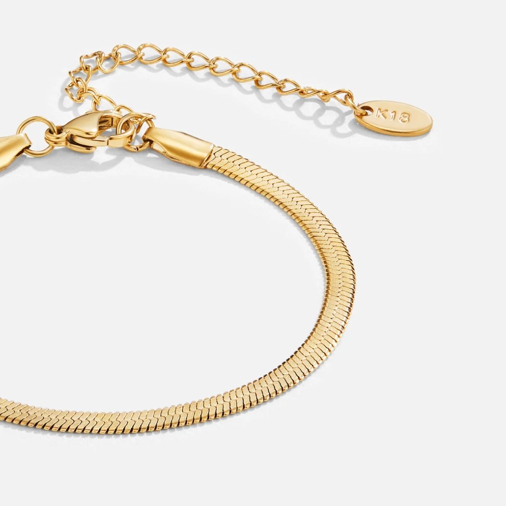 Bracelet en Chaîne Serpent Sarya en Or