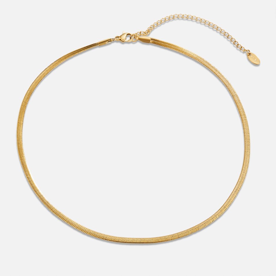 Collier en Chaîne Serpent en Or Sarya