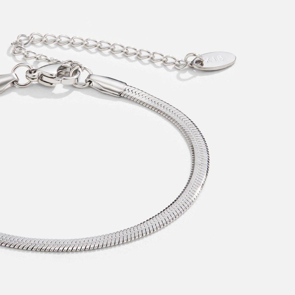 Bracelet en argent Sarya Snake Chain