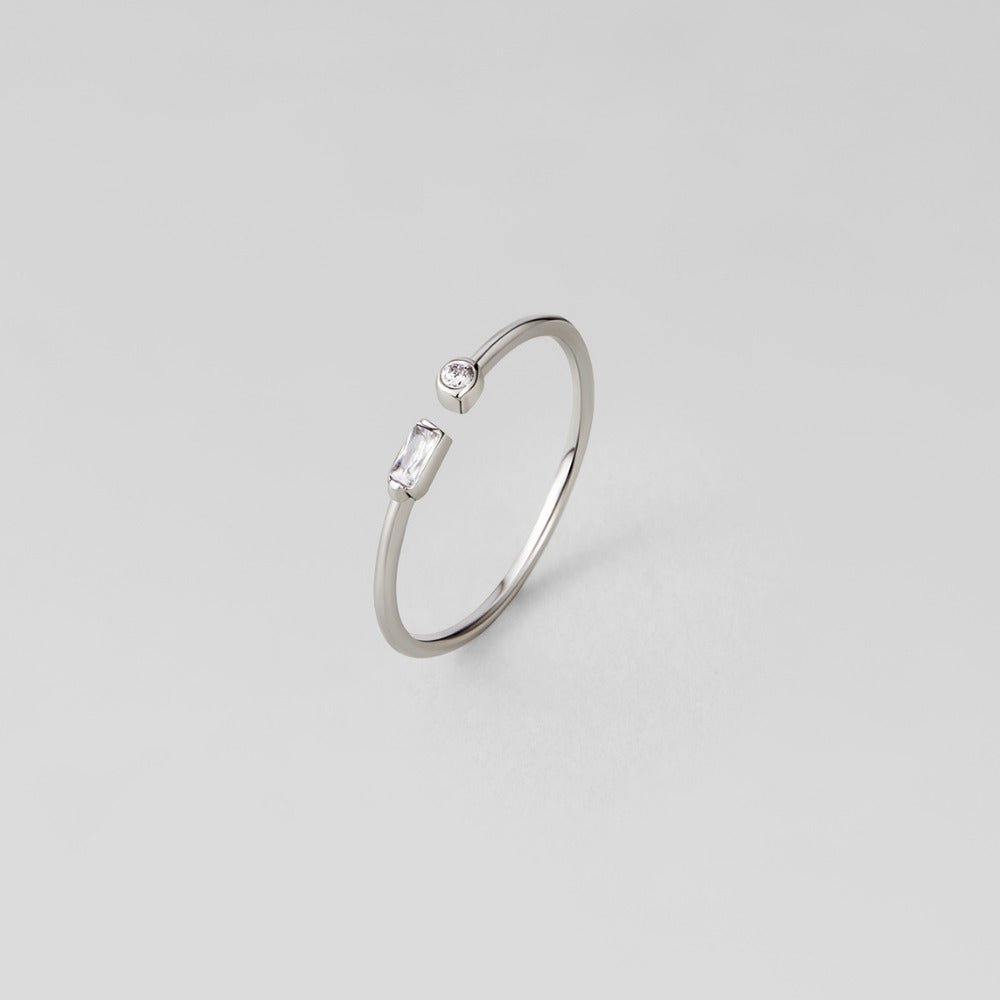 Bague Argent Cristal Serena