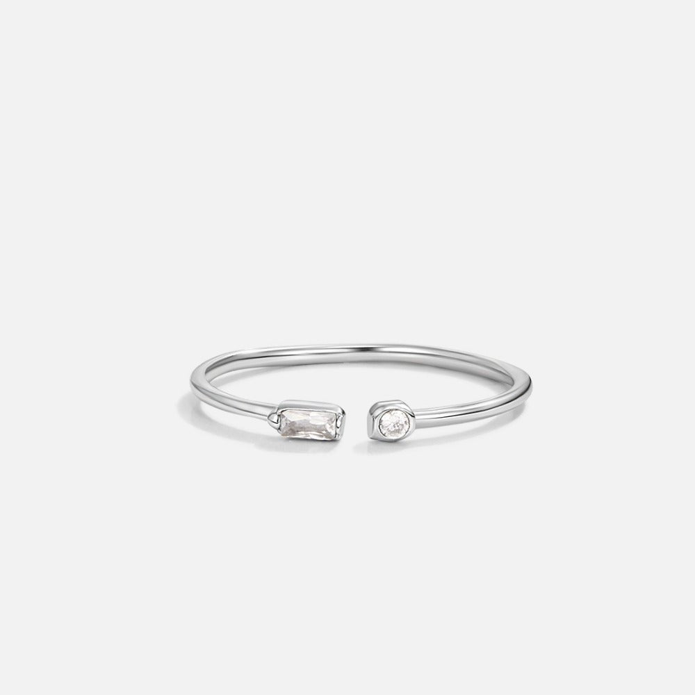 Bague Argent Cristal Serena