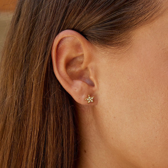 Boucles d'oreilles 'Étoile Filante'