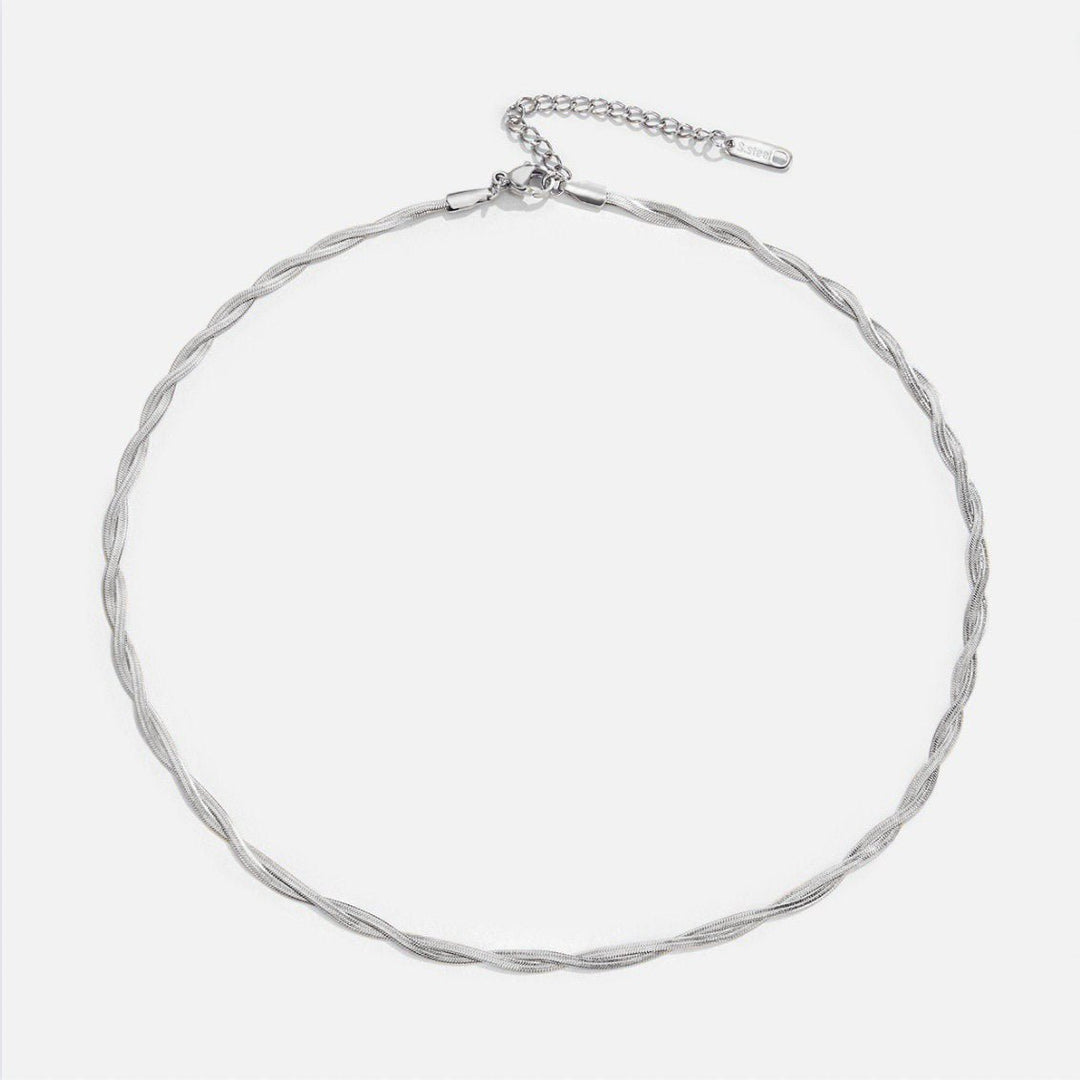 Collier en Chaîne Serpent Twist Chiara Argent