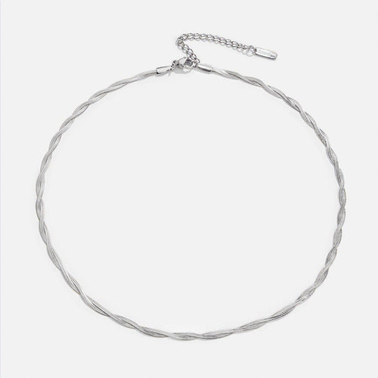 Collier en Chaîne Serpent Twist Chiara Argent