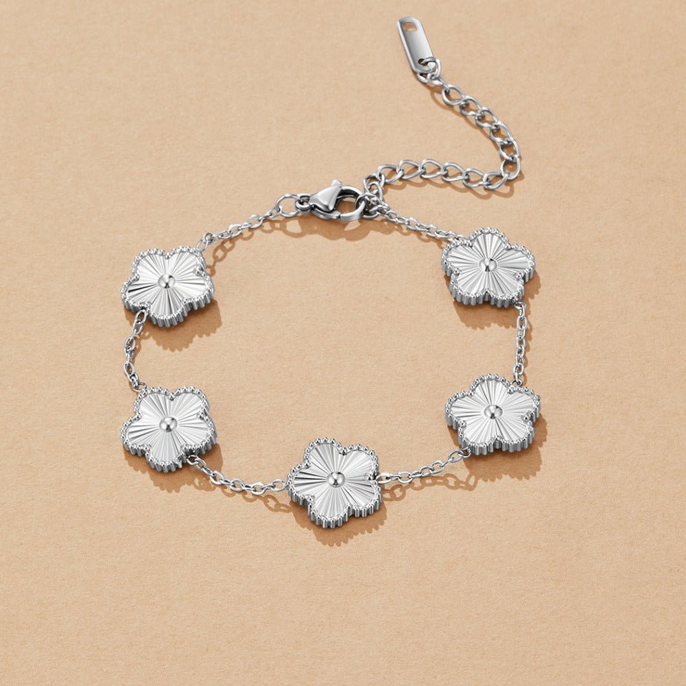 Bracelet Argent Trèfle