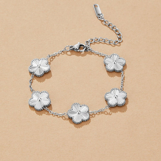 Bracelet Argent Trèfle
