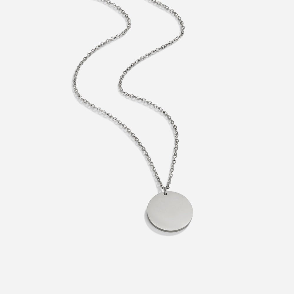 Collier en pièce d'argent