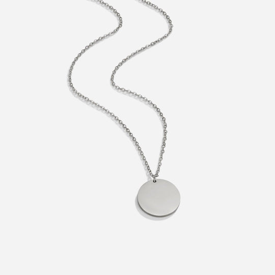 Collier en pièce d'argent