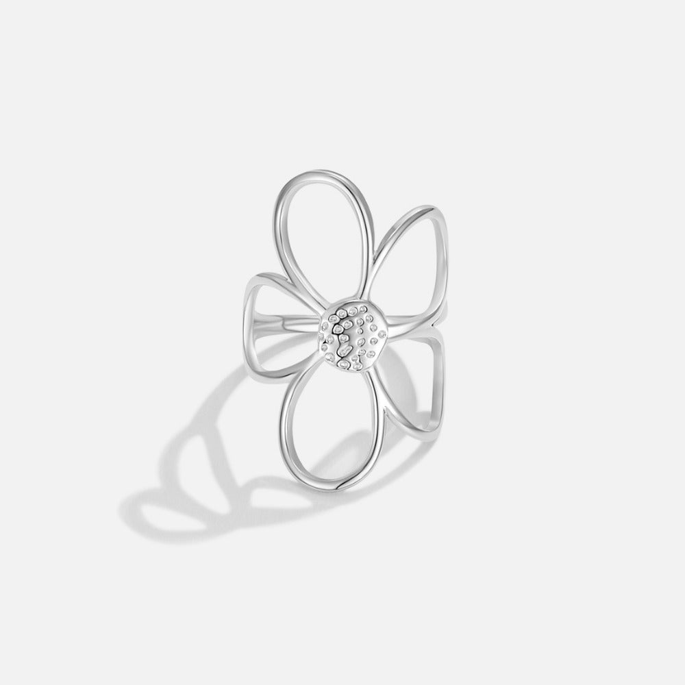 Bague Argent Fleur Marguerite